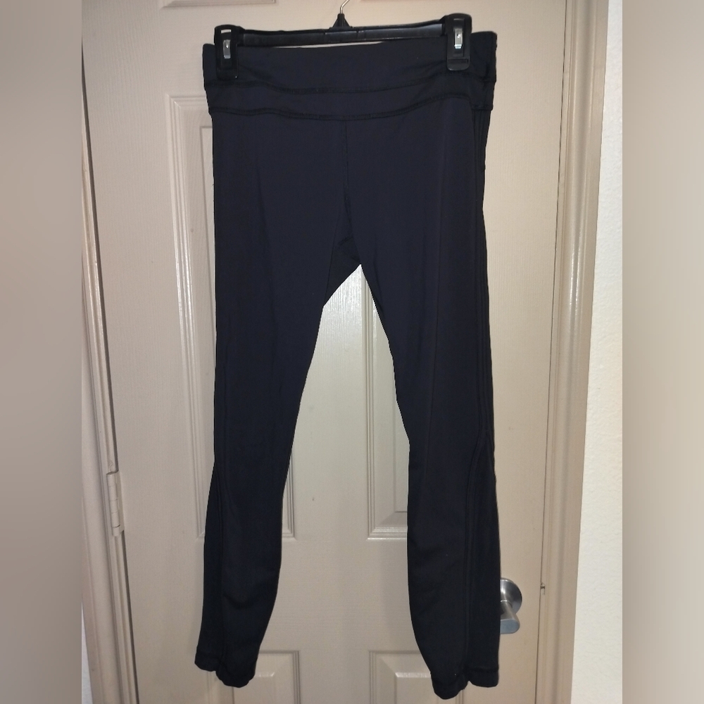 Lululemon Athletica Black 25" Leggings Sz 6